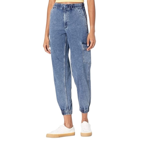 JOE'S JEANS Tide Miranda Pull-on Denim Jogger Pants - NWT - Size 31 - Picture 1 of 2